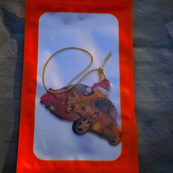 Santa VW Christmas Ornament - Picture 3 of 4